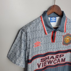 1995-1996 away Retro Manchester United Soccer Jerseys