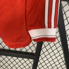 1986-1988 home long sleeve Retro Manchester United Soccer Jerseys