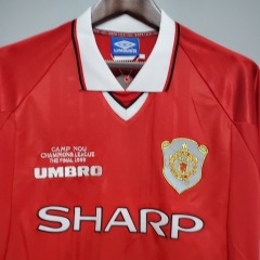1999-2000 home Retro Manchester United Soccer Jerseys
