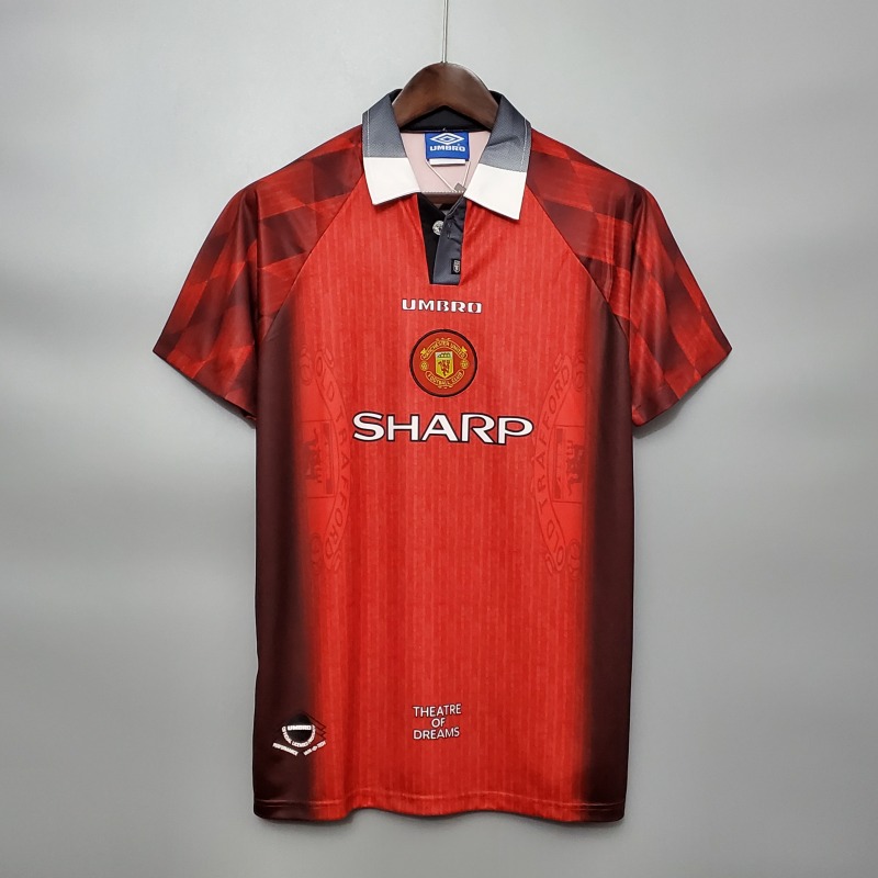 1996 home Retro Manchester United Soccer Jerseys