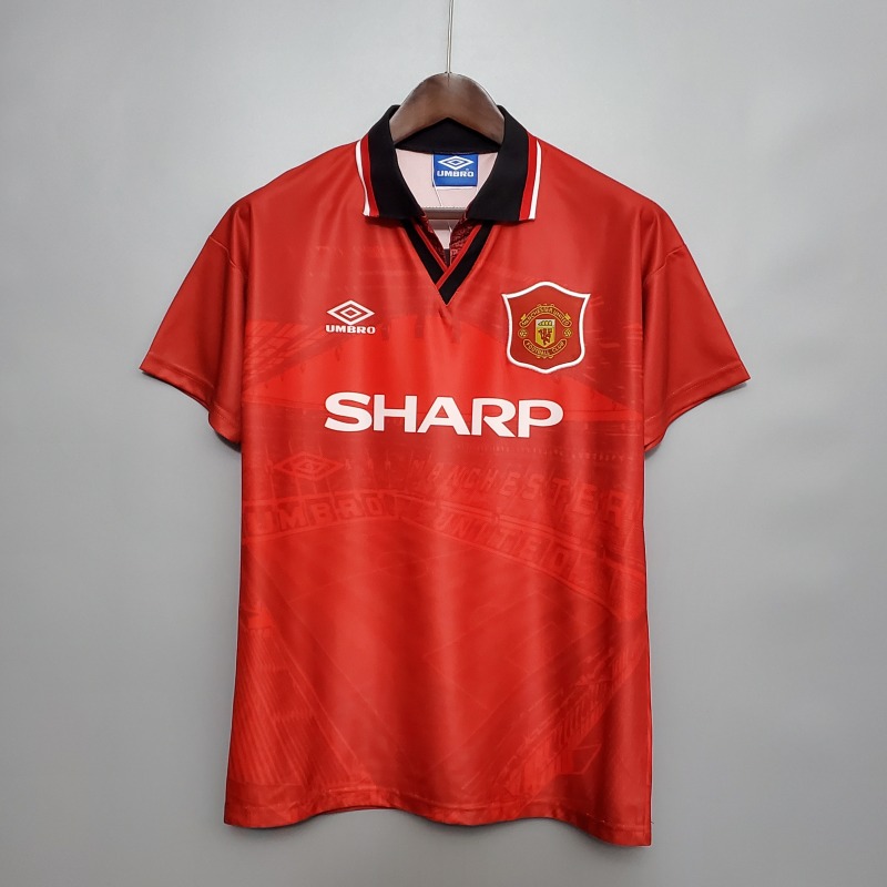 1994-1996 home Retro Manchester United Soccer Jerseys