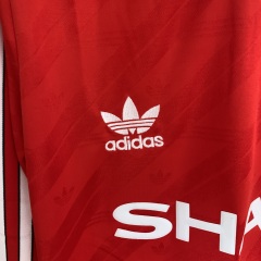 1986-1988 home long sleeve Retro Manchester United Soccer Jerseys