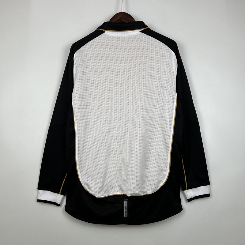 01/02 100th Anniversary long sleeve Retro Manchester United Soccer Jerseys
