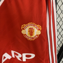 1986-1988 home long sleeve Retro Manchester United Soccer Jerseys