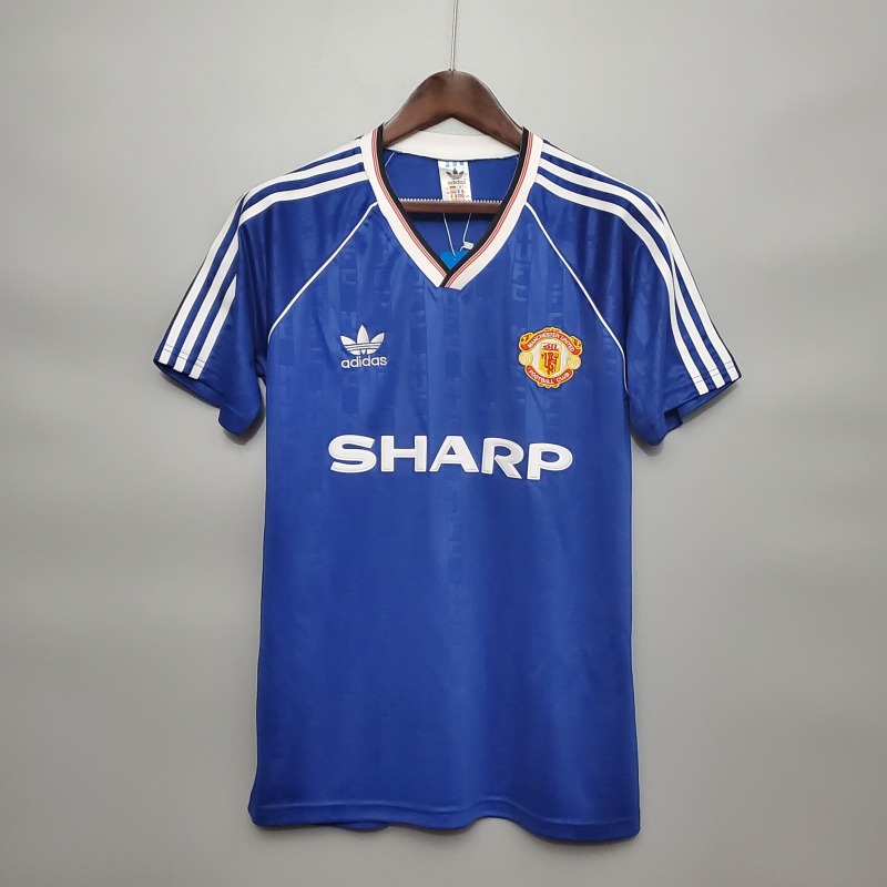 1988-1990 away Retro Manchester United Soccer Jerseys