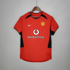 2002-2004 home Retro Manchester United Soccer Jerseys