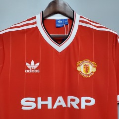 1983-1984 home Retro Manchester United Soccer Jerseys