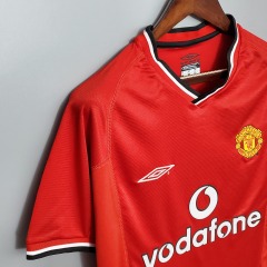 2000-2001 home Retro Manchester United Soccer Jerseys