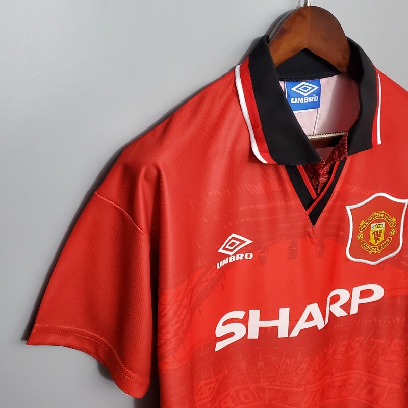 1994-1996 home Retro Manchester United Soccer Jerseys