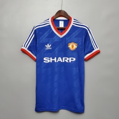 1986-1988 third Retro Manchester United Soccer Jerseys