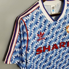 1990-1992 away Retro Manchester United Soccer Jerseys