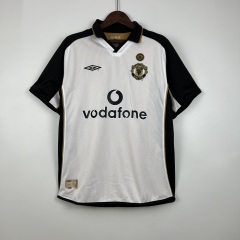 01/02 100th Anniversary Edition Retro Manchester United Soccer Jerseys