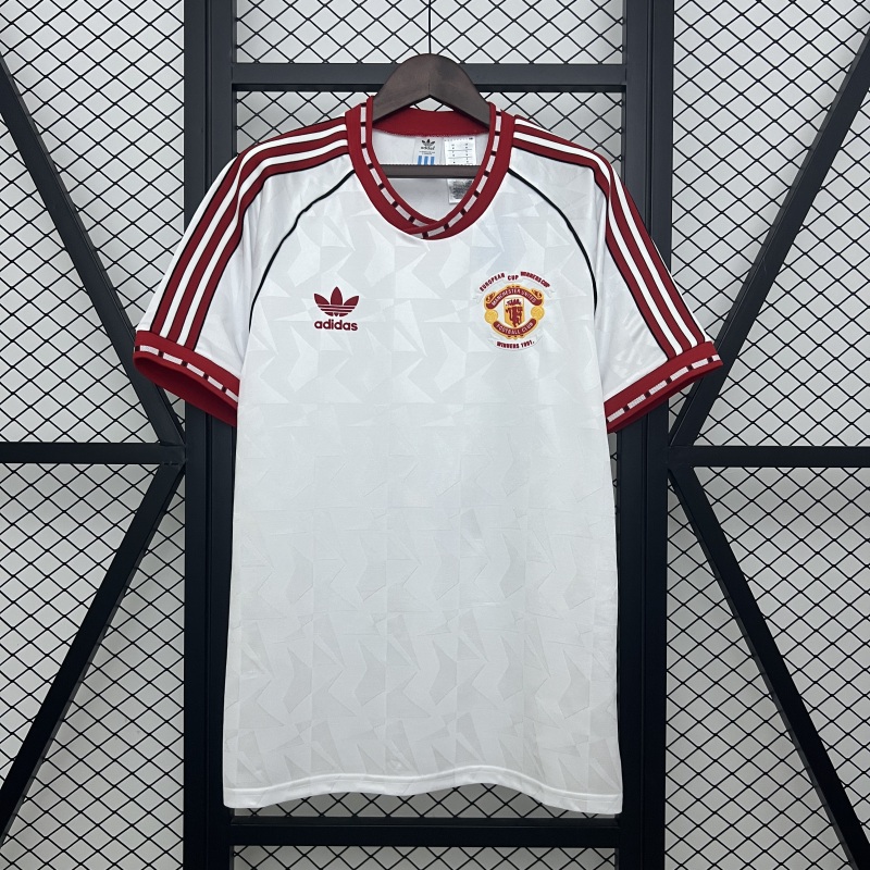 1991 away Retro Manchester United Soccer Jerseys