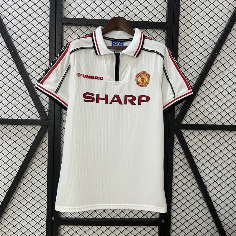 1998-1999 Commemorative Edition Retro Manchester United Soccer Jerseys