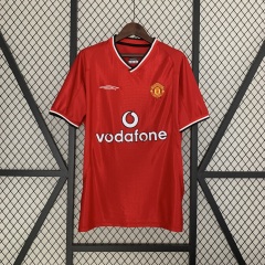 2000-2002 home Retro Manchester United Soccer Jerseys