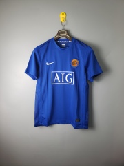 2007-2008 away Retro Manchester United Soccer Jerseys