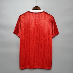 1992-1994 home Retro Manchester United Soccer Jerseys