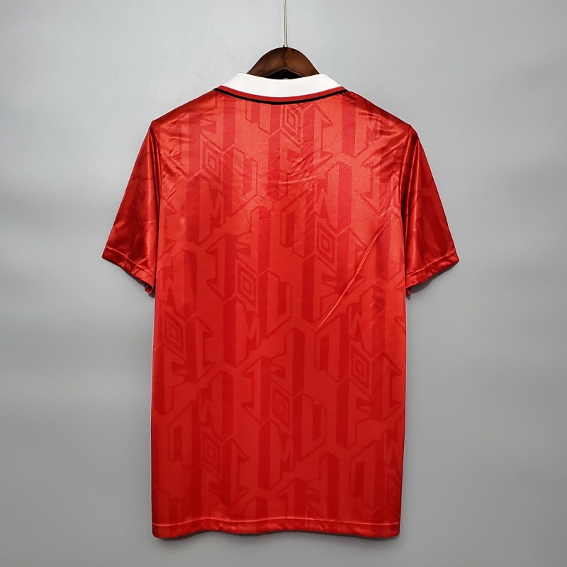 1992-1994 home Retro Manchester United Soccer Jerseys