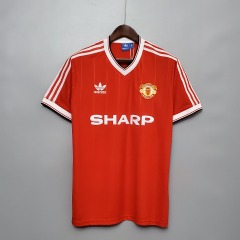 1983-1984 home Retro Manchester United Soccer Jerseys