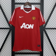 2010-2011 home Retro Manchester United Soccer Jerseys