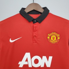 2013-2014 home Retro Manchester United Soccer Jerseys