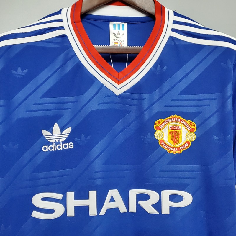 1986-1988 third Retro Manchester United Soccer Jerseys