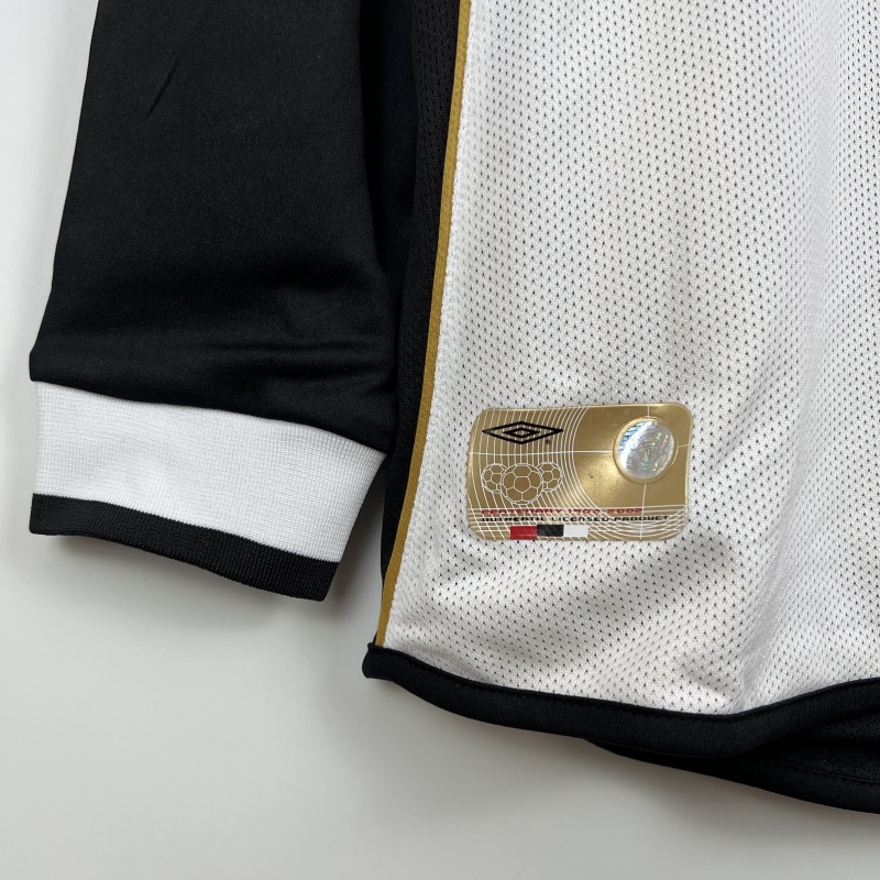 01/02 100th Anniversary long sleeve Retro Manchester United Soccer Jerseys