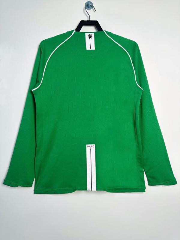 2007-2008 Goalkeeper long sleeve Retro Manchester United Soccer Jerseys