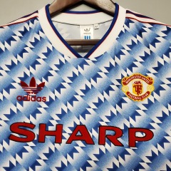 1990-1992 away Retro Manchester United Soccer Jerseys