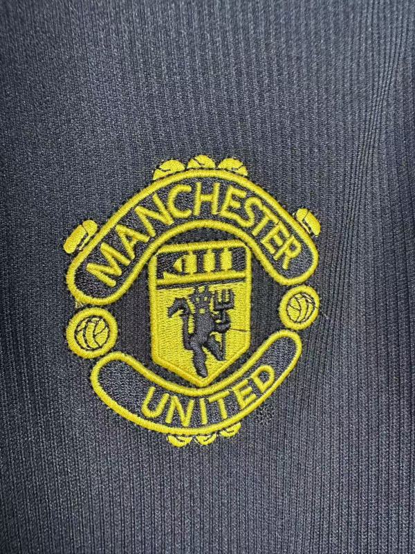 1998 away long sleeve Retro Manchester United Soccer Jerseys