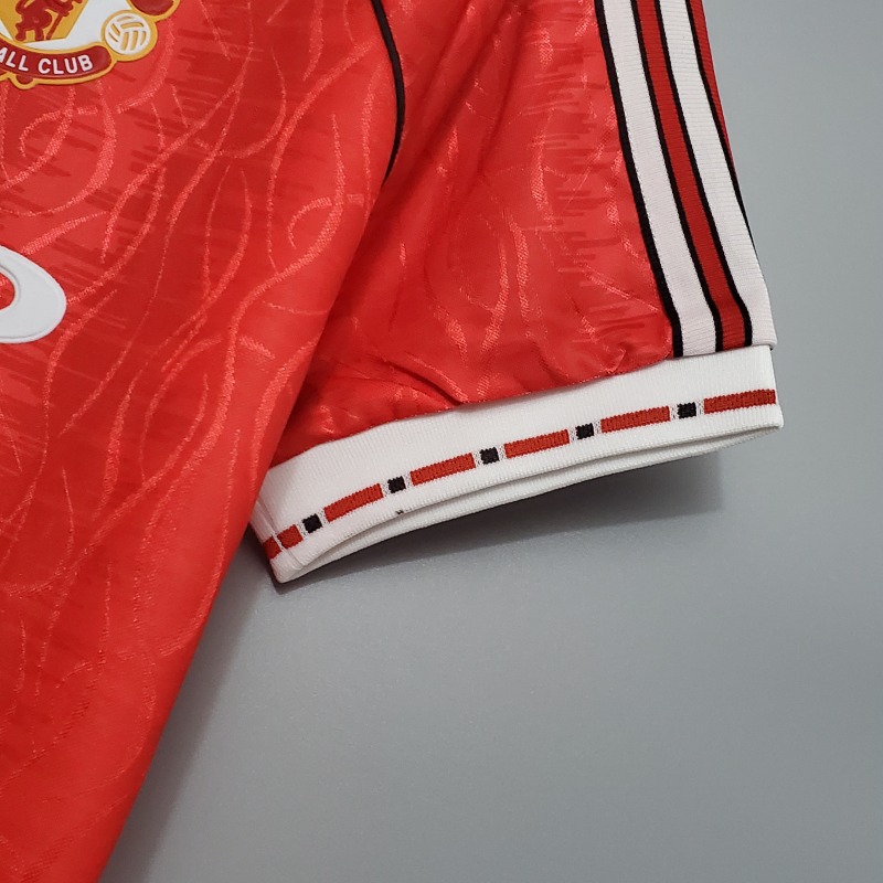 1990-1992 home Retro Manchester United Soccer Jerseys