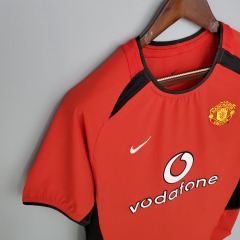 2002-2004 home Retro Manchester United Soccer Jerseys