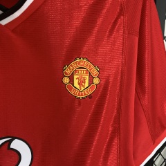 2000-2002 home Retro Manchester United Soccer Jerseys