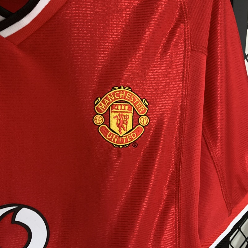 2000-2002 home Retro Manchester United Soccer Jerseys
