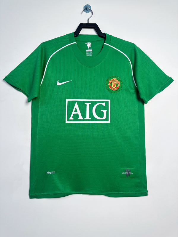 2007-2008 Goalkeeper Retro Manchester United Soccer Jerseys
