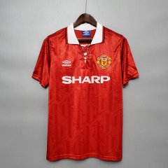 1992-1994 home Retro Manchester United Soccer Jerseys
