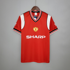 1985-1986 home Retro Manchester United Soccer Jerseys