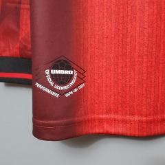 1996 home long sleeve Retro Manchester United Soccer Jerseys