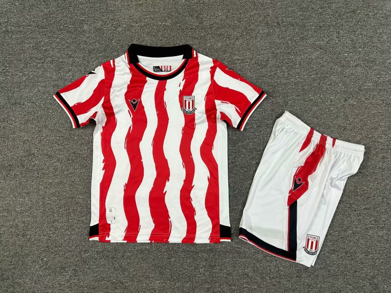 2025 2026  Stoke City Home jerseys kids + free socks