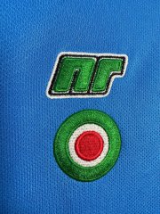 1987-1988 Long sleeve home Retro Napoli Soccer Jerseys