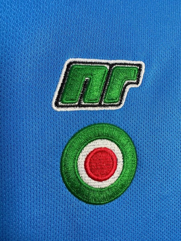 1987-1988 Long sleeve home Retro Napoli Soccer Jerseys