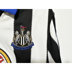 1999-2000 home Long sleeve Retro Newcastle United Soccer Jerseys