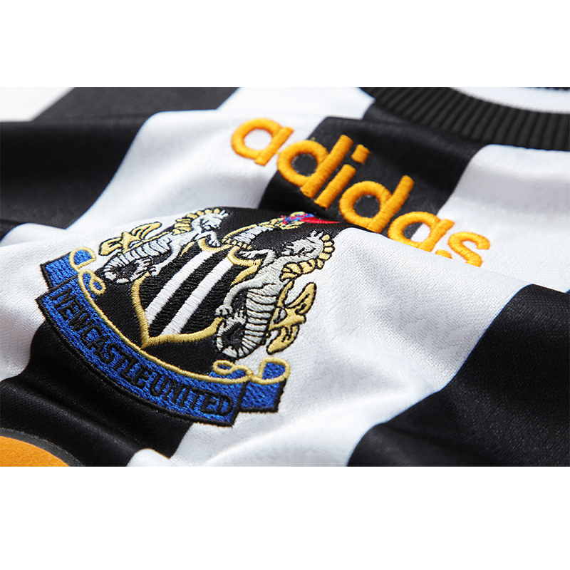 1997-1999 home Long sleeve Retro Newcastle United Soccer Jerseys
