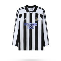 2003-2005 home Long sleeve Retro Newcastle United Soccer Jerseys