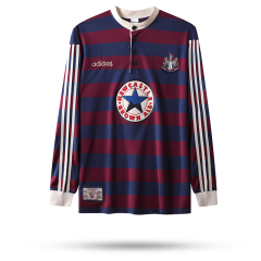 1995-1996 away Long sleeve Retro Newcastle United Soccer Jerseys