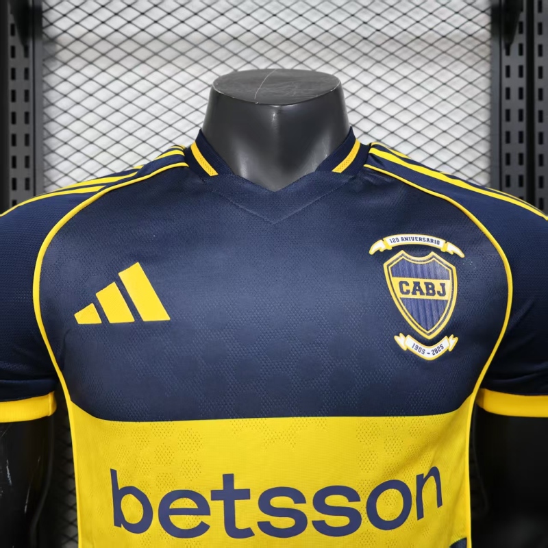 2025-2026 Boca Juniors home Soccer Jerseys Player version