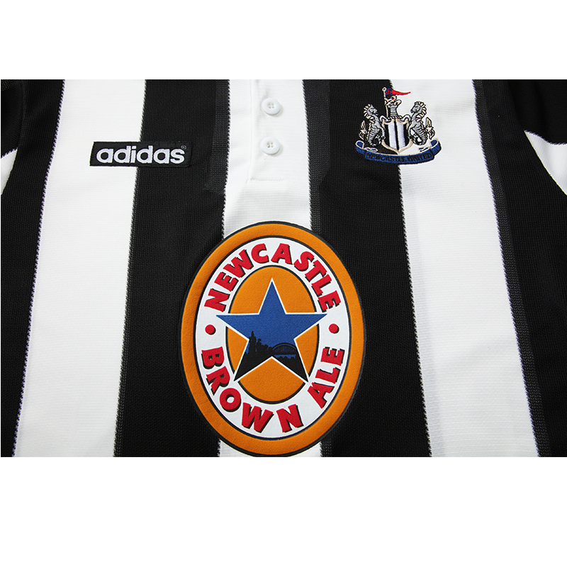 1995-1997 home Long sleeve Retro Newcastle United Soccer Jerseys