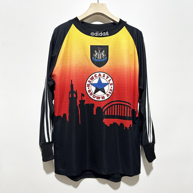 1996-1997 Goalkeeper Long sleeve Retro Newcastle United Soccer Jerseys
