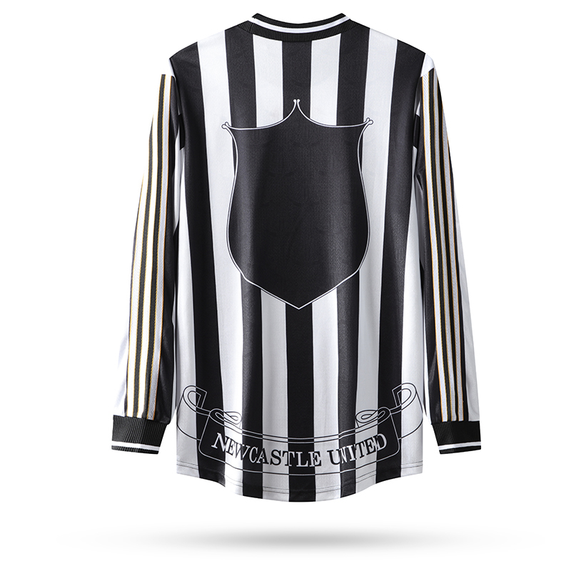 1997-1999 home Long sleeve Retro Newcastle United Soccer Jerseys