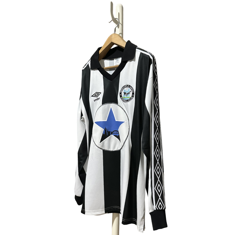 1980-1982 home Long sleeve Retro Newcastle United Soccer Jerseys